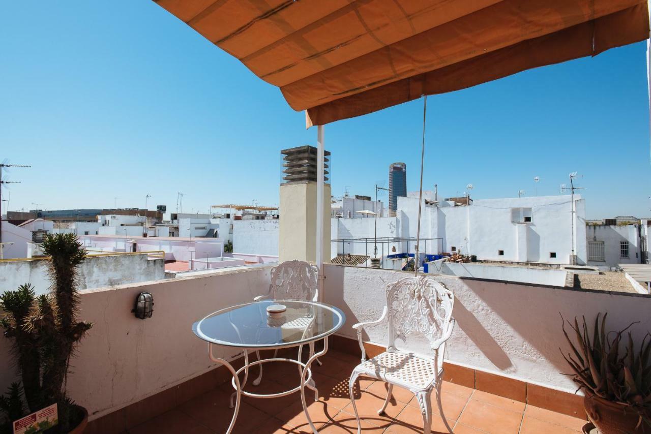 Apartmán Cozy Attic With Terrace- 1Bd 1Bth- San Vicente Sevilla Exteriér fotografie